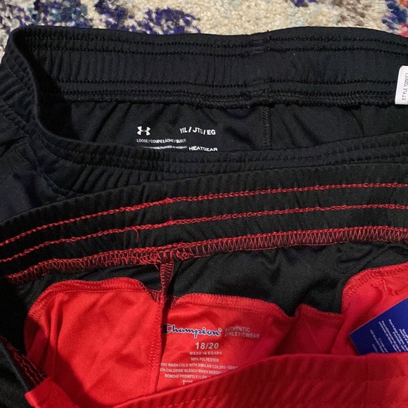 Youth XL shorts. NWT Champion and Under Armour - Picture 5 of 5